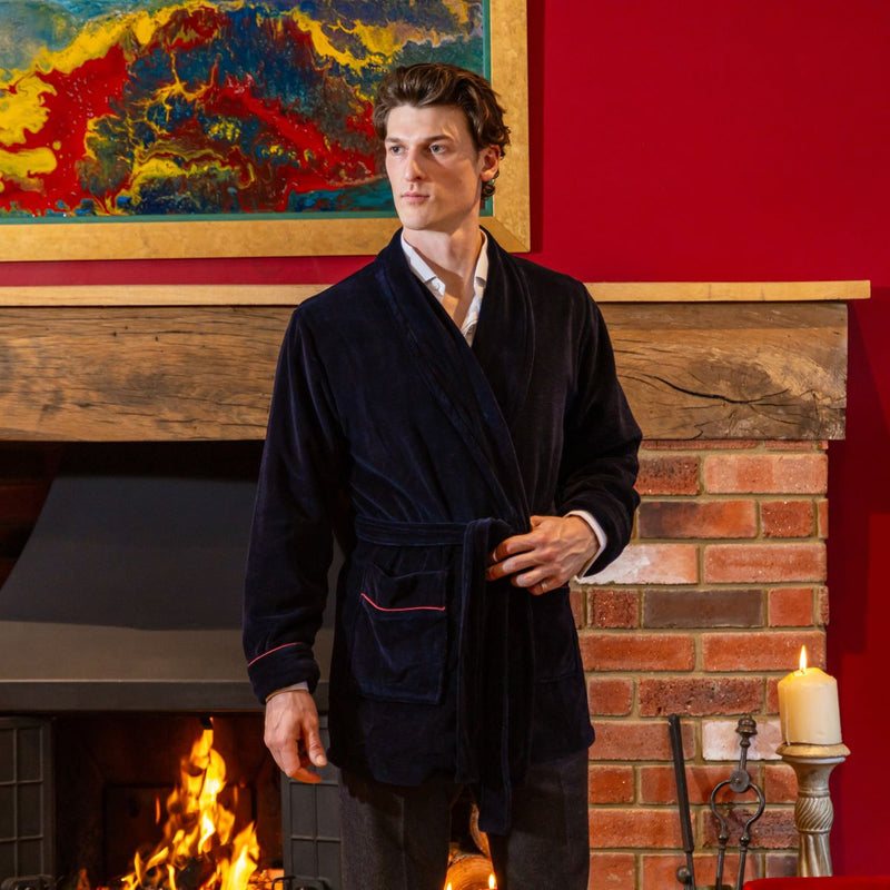 Smoking jacket store dressing gown