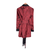 Clarke Men's Short Smoking Jacket - Claret Back View