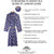 Gatsby Paisley Blue Dressing Gown | Bown of London