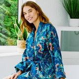 Lightweight Women's Bathrobe - Ocean Treasure