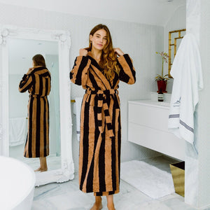 Women's Hooded Extra Long Bathrobe - Miami
